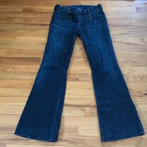 Citizens of Humanity Wide Leg Dark Jeans